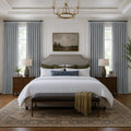 Lila Blockout Pleated Curtains