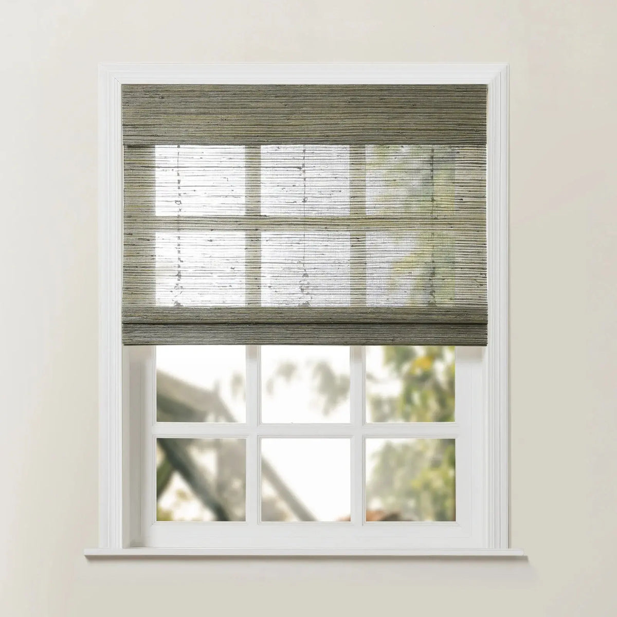 Rae Natural Ramie Jute Woven Wood Blinds - Series D