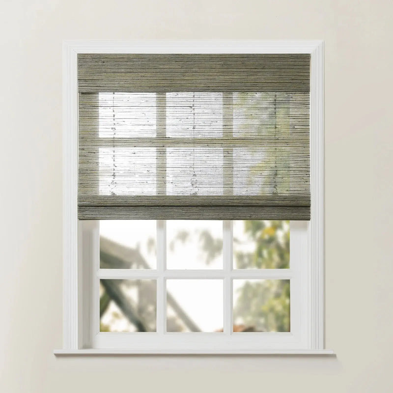 Rae Natural Ramie Jute Woven Wood Blinds - Series D
