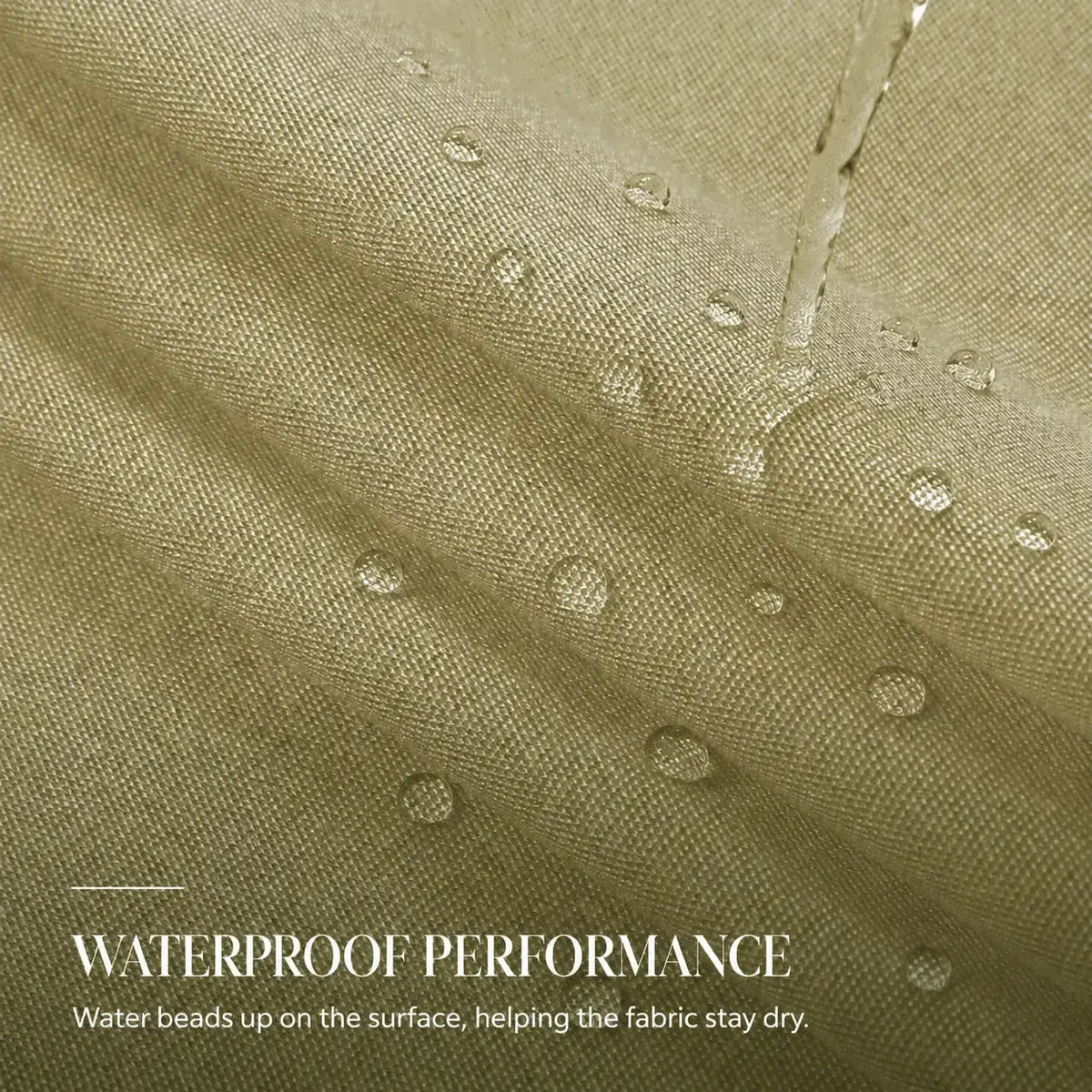Heck Waterproof Outdoor Curtain Pleated- -TWOPAGES