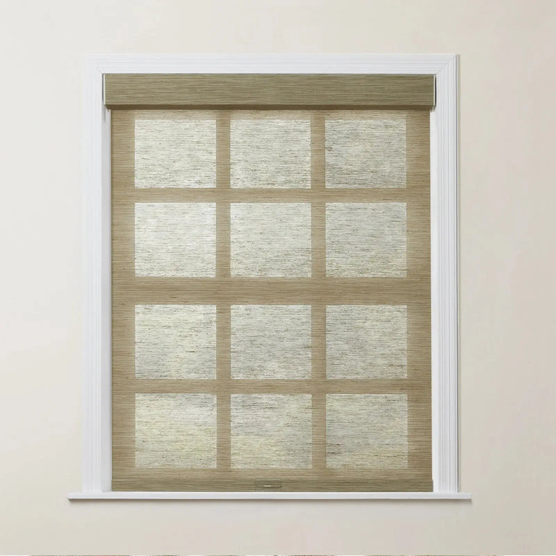 Rae Natural Jute Woven Wood Roller Blinds Cordless