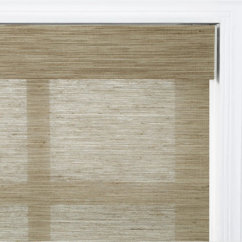 Rae Natural Jute Woven Wood Roller Blinds Cordless