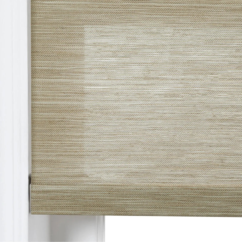 Rae Natural Jute Woven Wood Roller Blinds Cordless