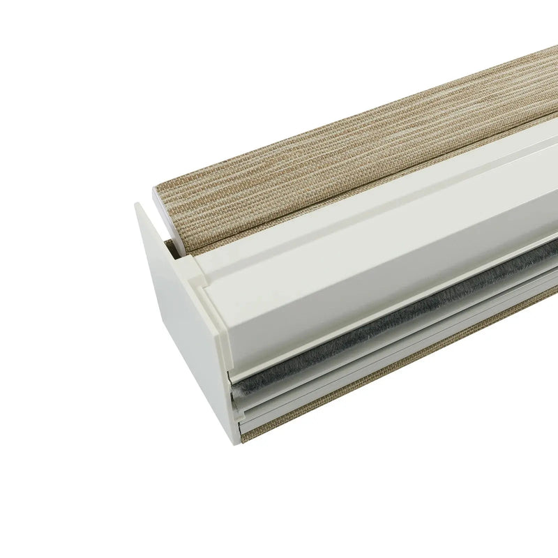 Rae Natural Jute Woven Wood Roller Blinds Cordless