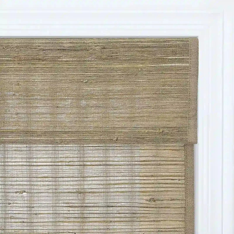 Rae Natural Ramie Jute Woven Wood Blinds - Series M