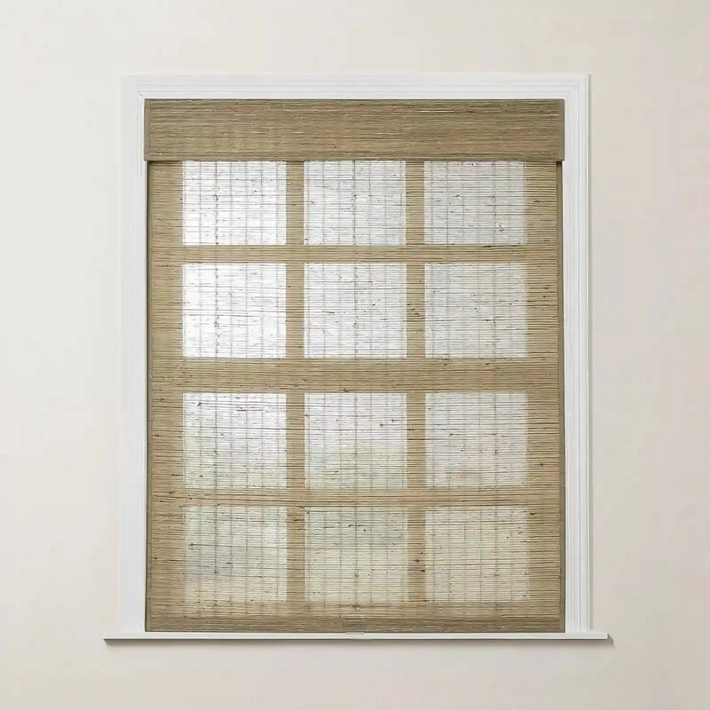 Rae Natural Ramie Jute Woven Wood Blinds - Series M
