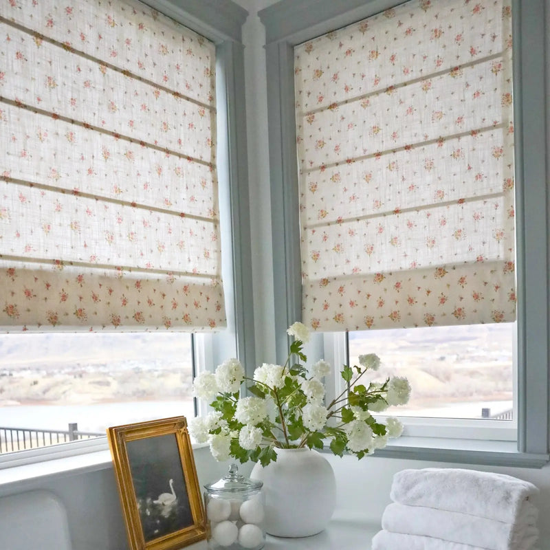 Flat Fold Roman Blind Cordless