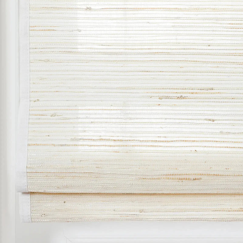 Rae Natural Ramie Jute Woven Wood Blinds - Series D