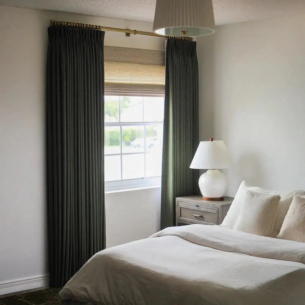 Isabella Heavyweight Cotton Pleated Curtains