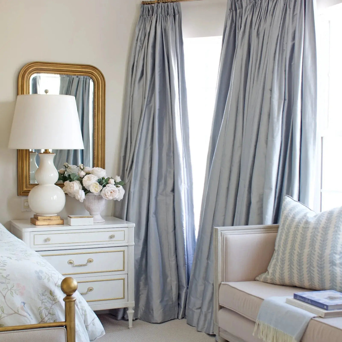 Selman Dupioni Silk Pleated Curtain