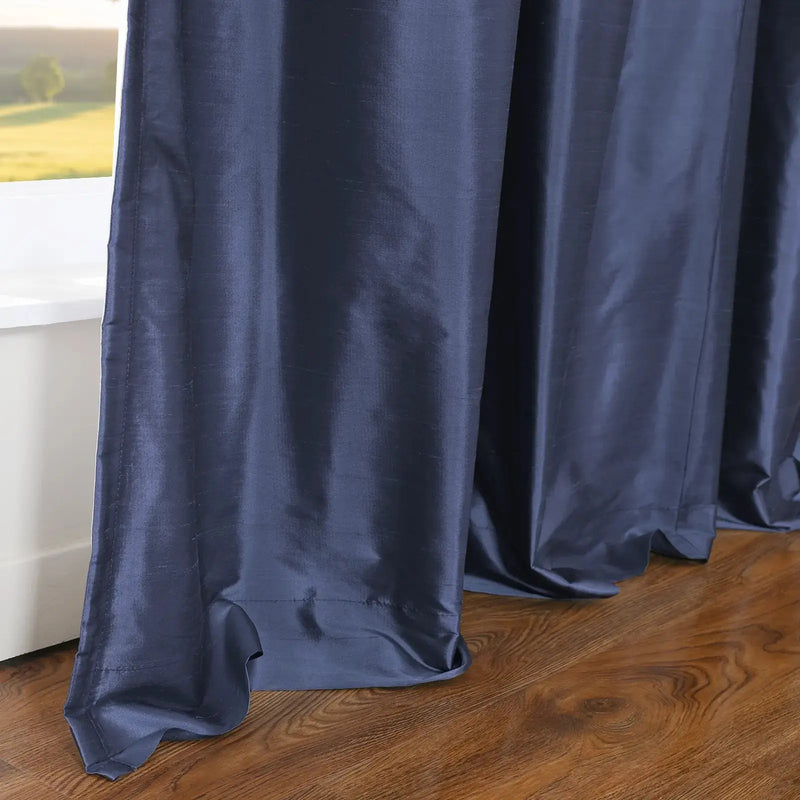 Selman Dupioni Silk Pleated Curtain