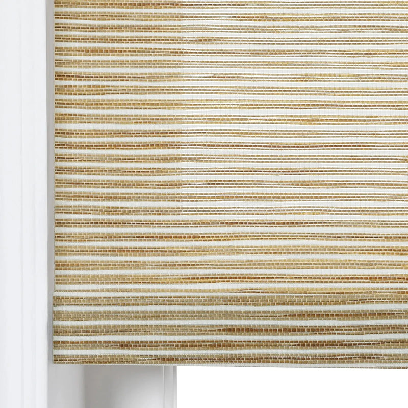 Rae Natural Jute Woven Wood Roller Blinds Cordless