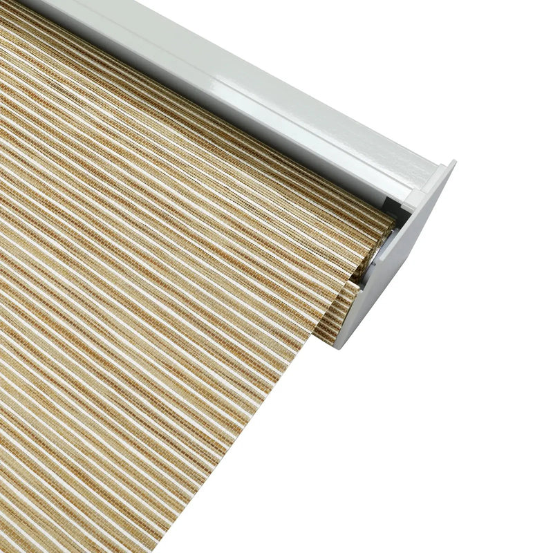 Rae Natural Jute Woven Wood Roller Blinds Cordless