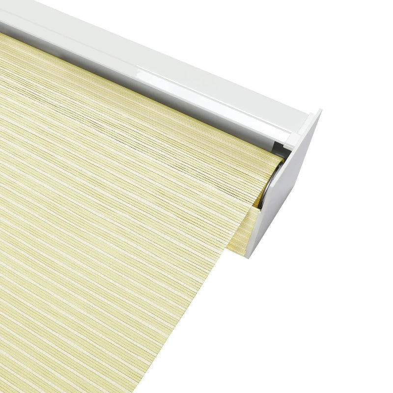 Rae Natural Jute Woven Wood Roller Blinds Cordless