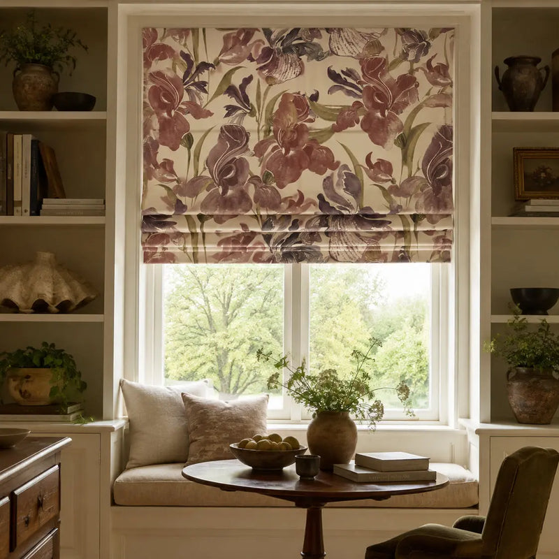 Sara Le x TWOPAGES Printed Linen Roman Blind Cord Lift