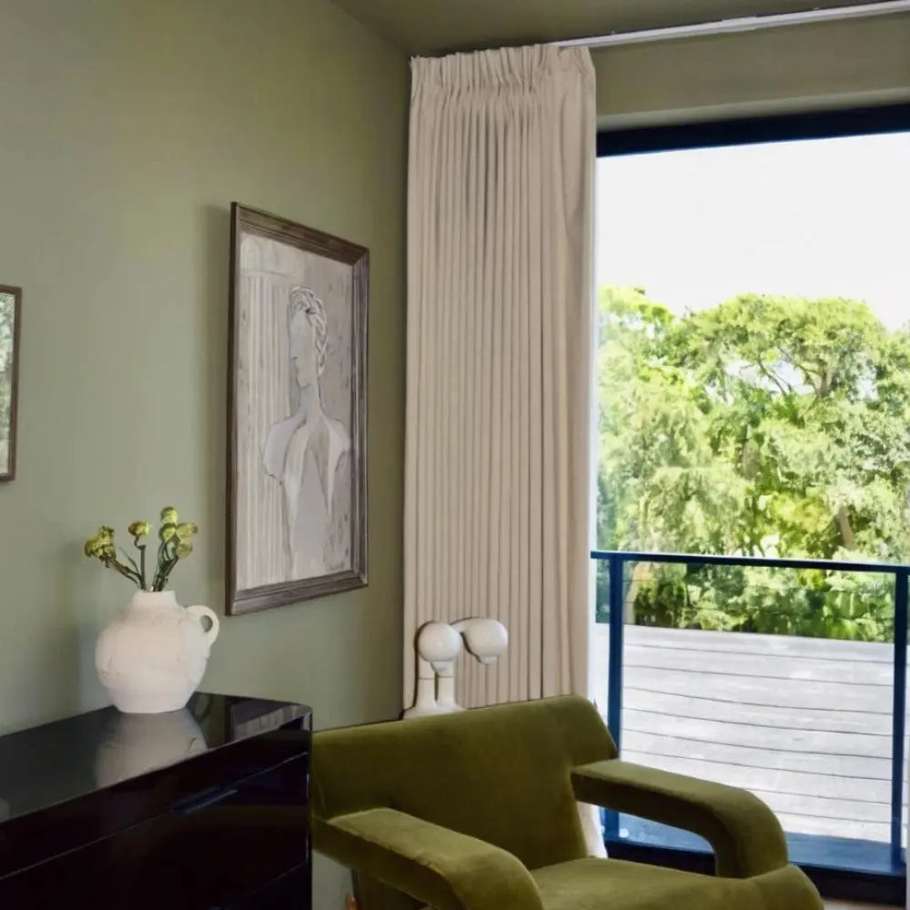 Isabella Heavyweight Cotton Pleated Curtains