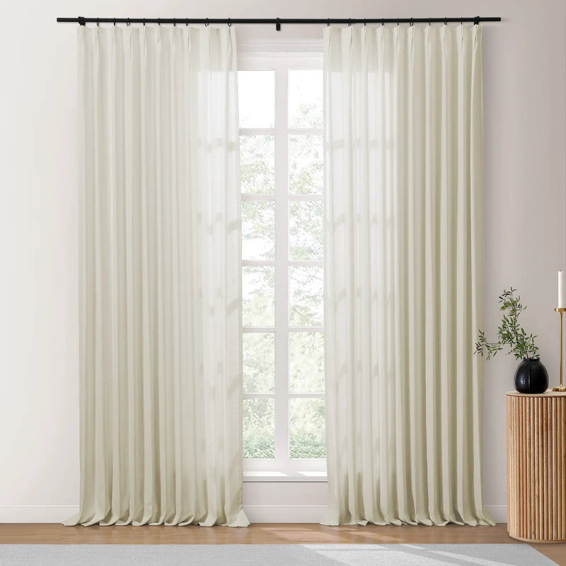 Isabella Heavyweight Cotton Pleated Curtains