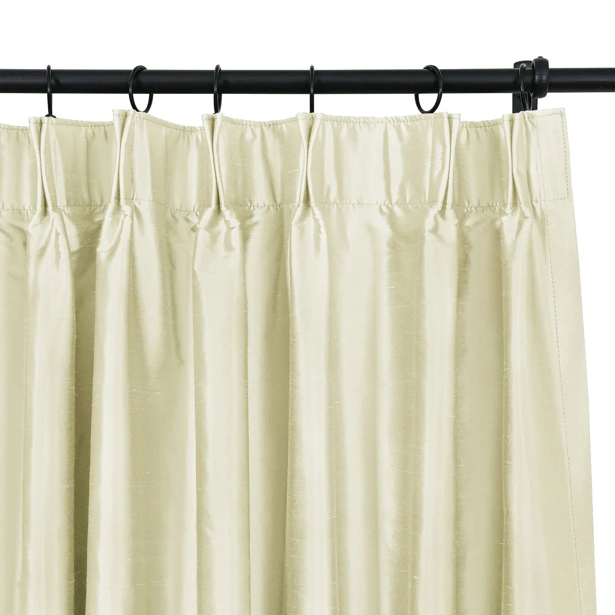 Selman Dupioni Silk Pleated Curtain