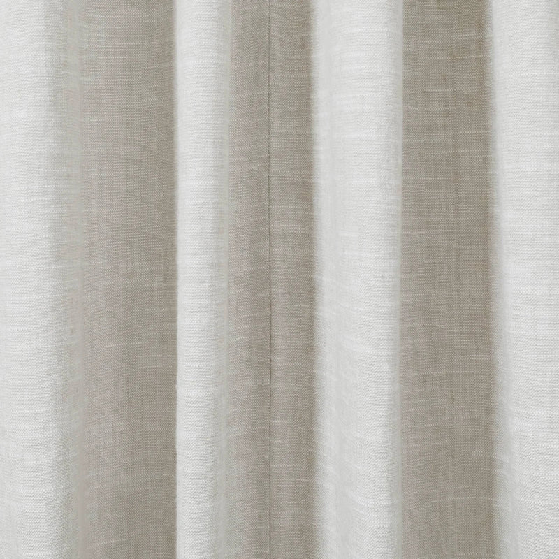 Jawara Textured Linen Cotton Tie Top Curtains