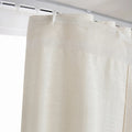 Jawara Linen Cotton S-fold Curtain with Belt Hook - Lora Track