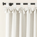 Jawara Textured Linen Cotton Tie Top Curtains