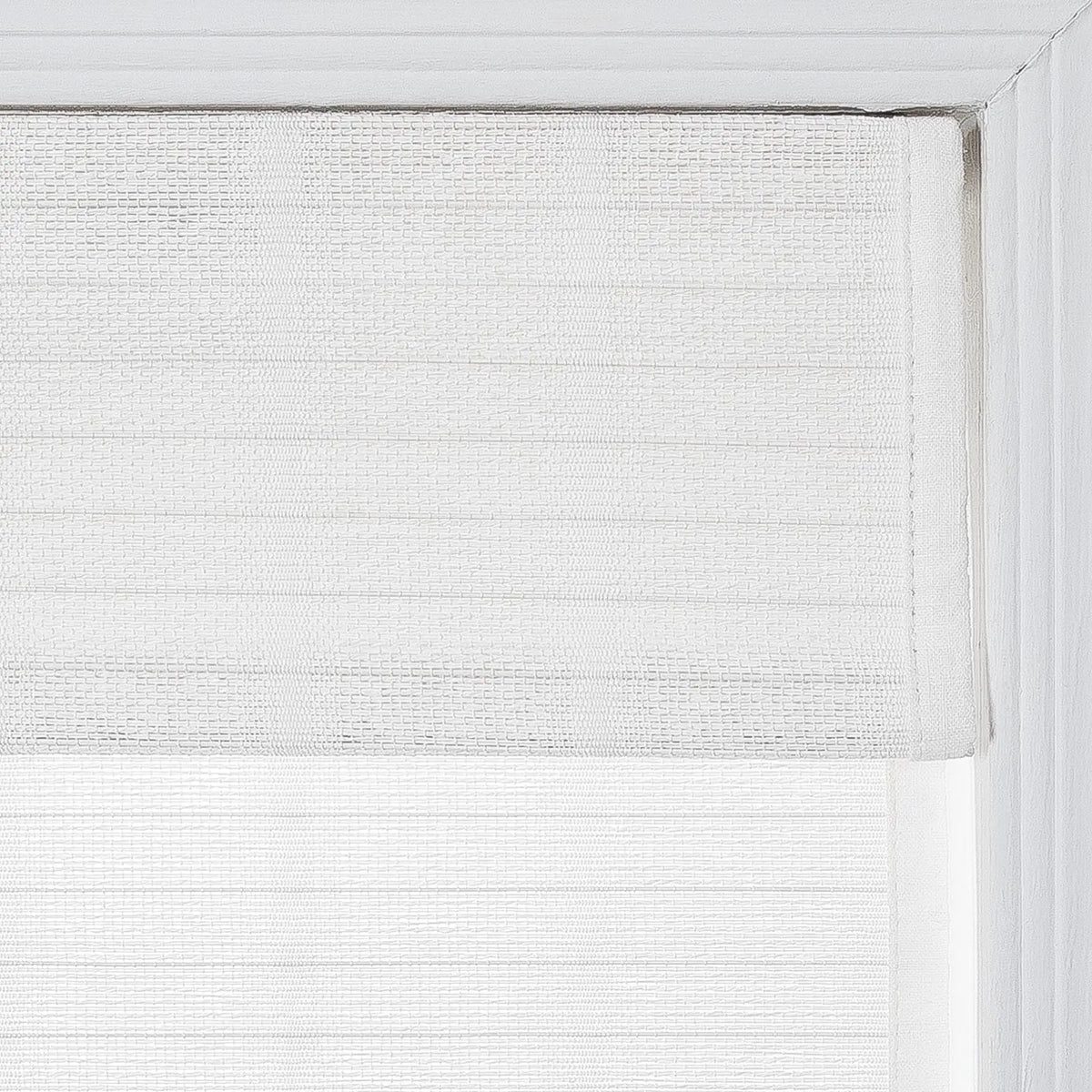 Rae Natural Ramie Flax Woven Wood Blinds - Series C