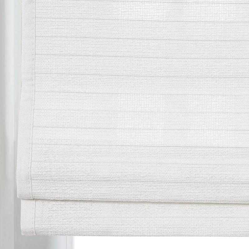 Rae Natural Ramie Flax Woven Wood Blinds - Series C