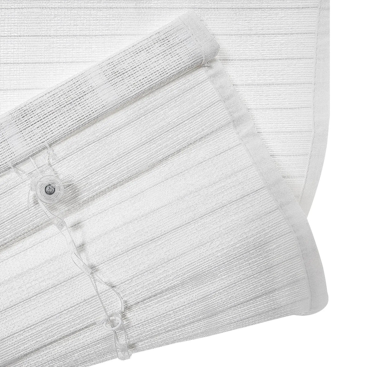 Rae Natural Ramie Flax Woven Wood Blinds - Series C