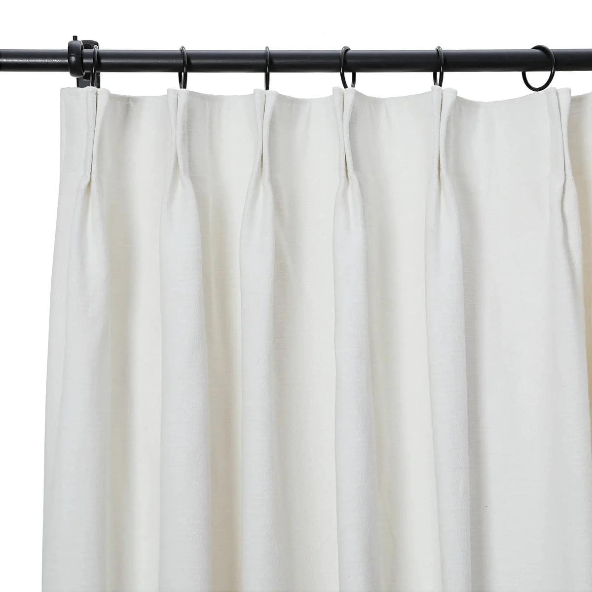 Cloe Cotton Blend Pleated Curtains