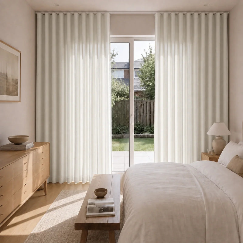 Birkin Velvet S-fold Curtains with Snap Tape - Lora Track