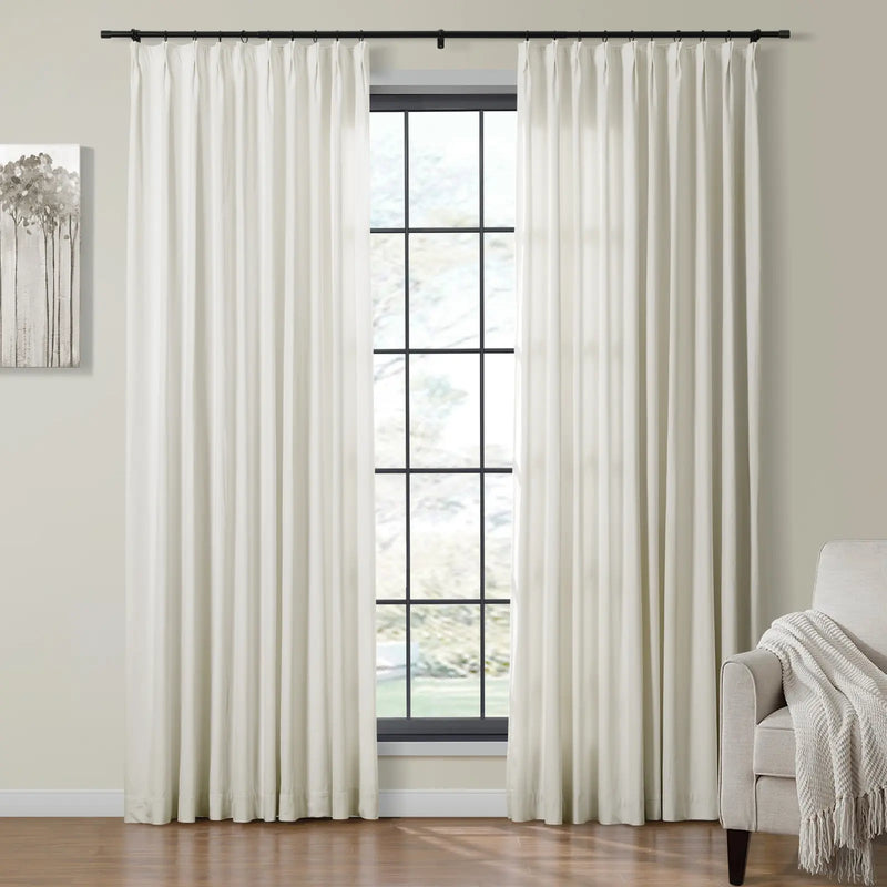 Birkin Velvet Pleated Curtains