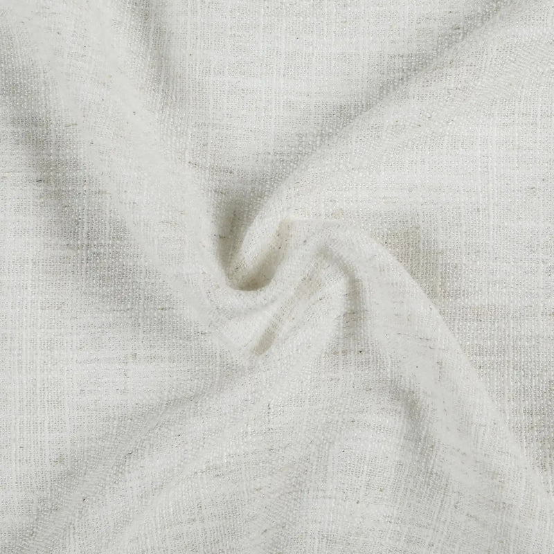 Liz Linen Ripple Fold Curtain with Belt Hook - Lora Track- -TWOPAGES