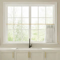Custom Cafe Curtains Pleated
