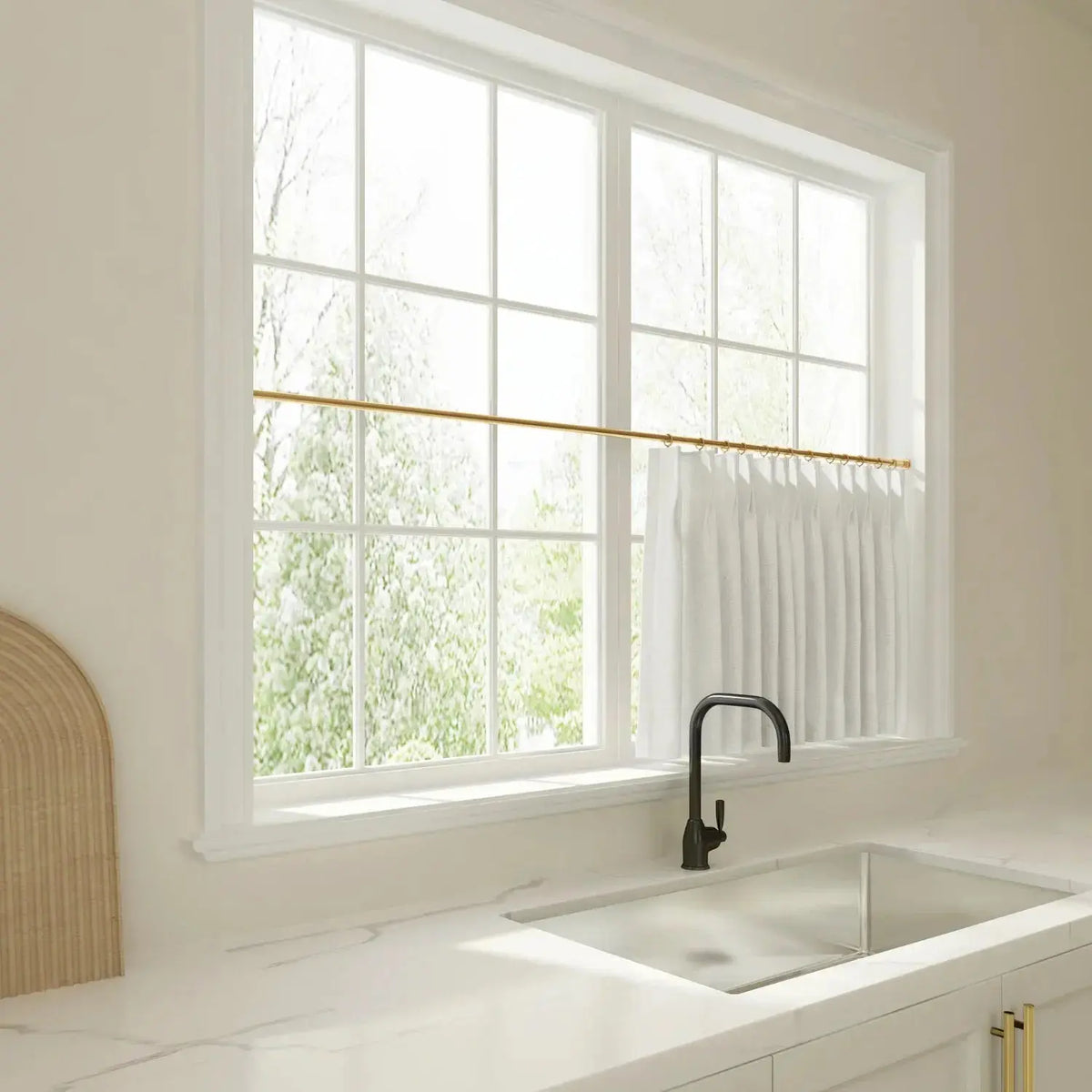 Liz Linen Cafe Curtains