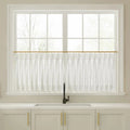 Custom Cafe Curtains Pleated