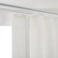 Liz Linen S-fold Curtain with Belt Hook - Leo Track