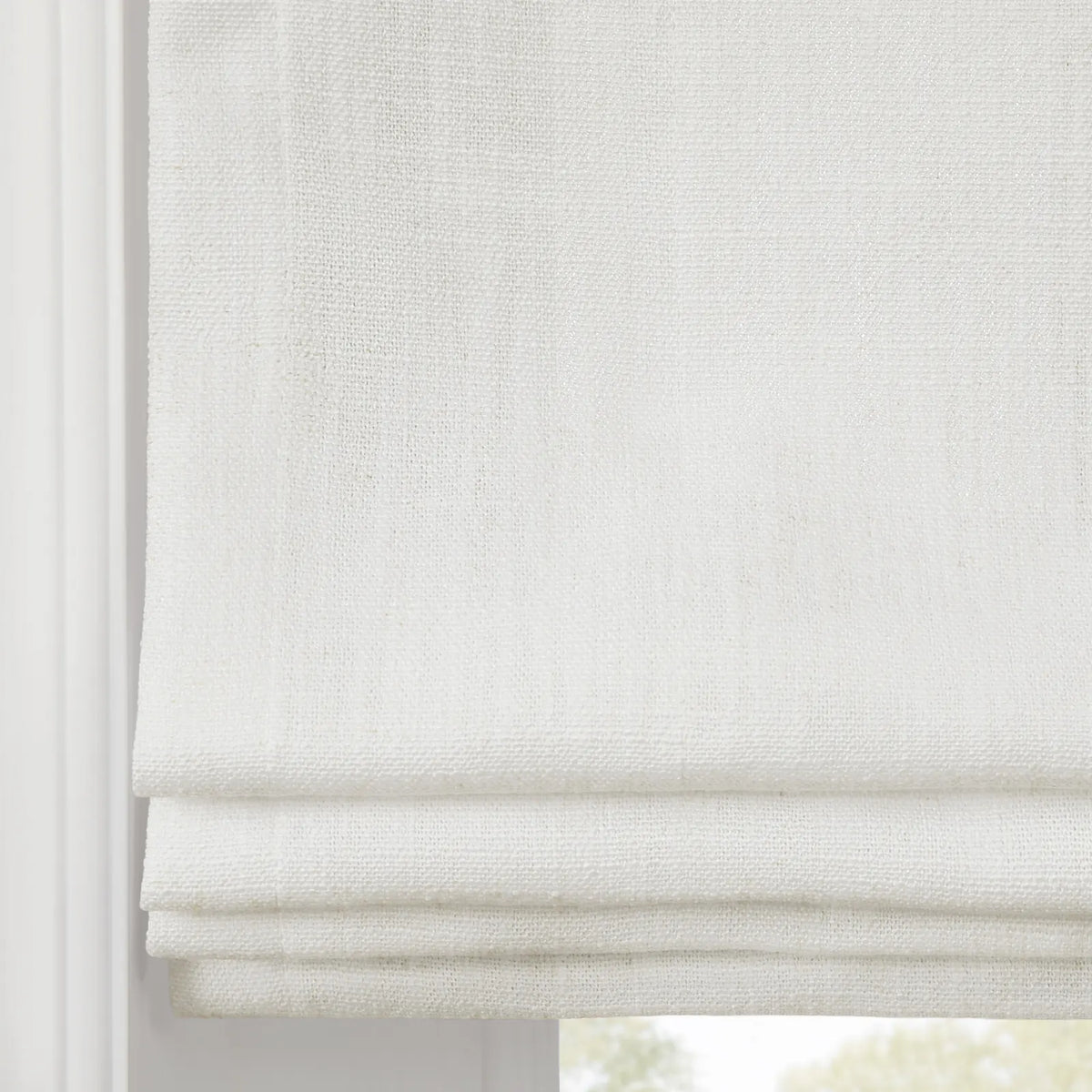 Liz Linen Flat Roman Blind Cord Lift