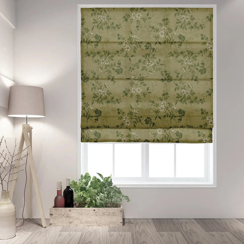 Sara Le x TWOPAGES Printed Linen Roman Blind Cordless