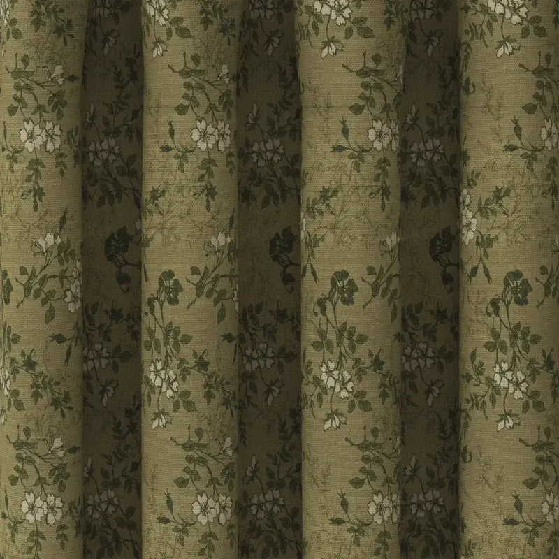 Sara Le Print Linen Drapery Pleated -TWOPAGES