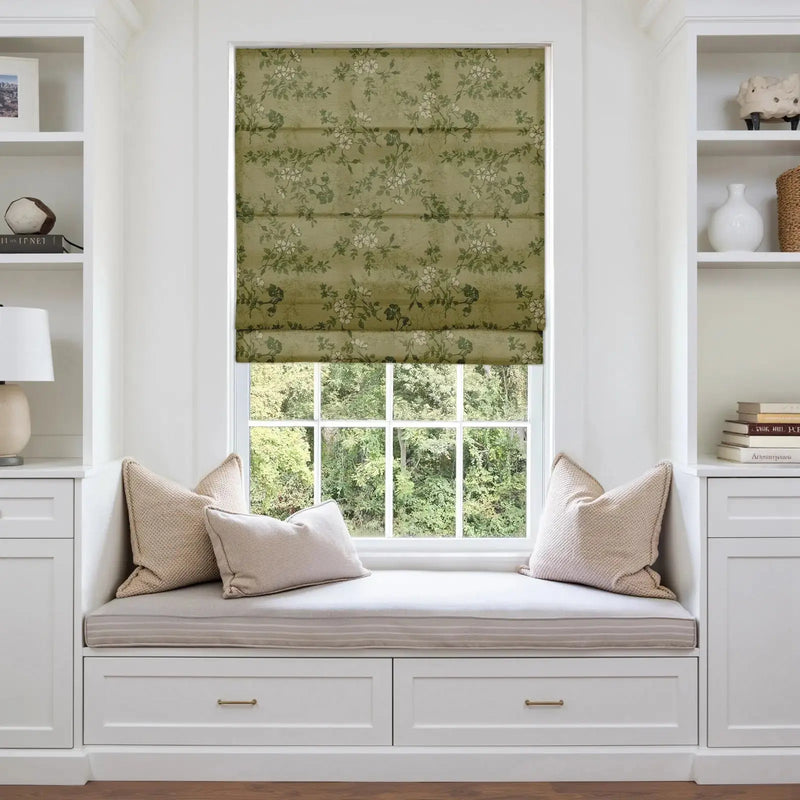 Sara Le x TWOPAGES Printed Linen Roman Blind Cordless
