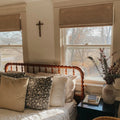 Jawara Linen Cotton Roman Blind Cordless