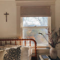Jawara Linen Cotton Roman Blind Cordless