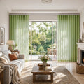 Liz Linen S-fold Curtains with Snap Tape - Lora Track
