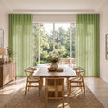 Liz Linen S-fold Curtains with Snap Tape - Lora Track