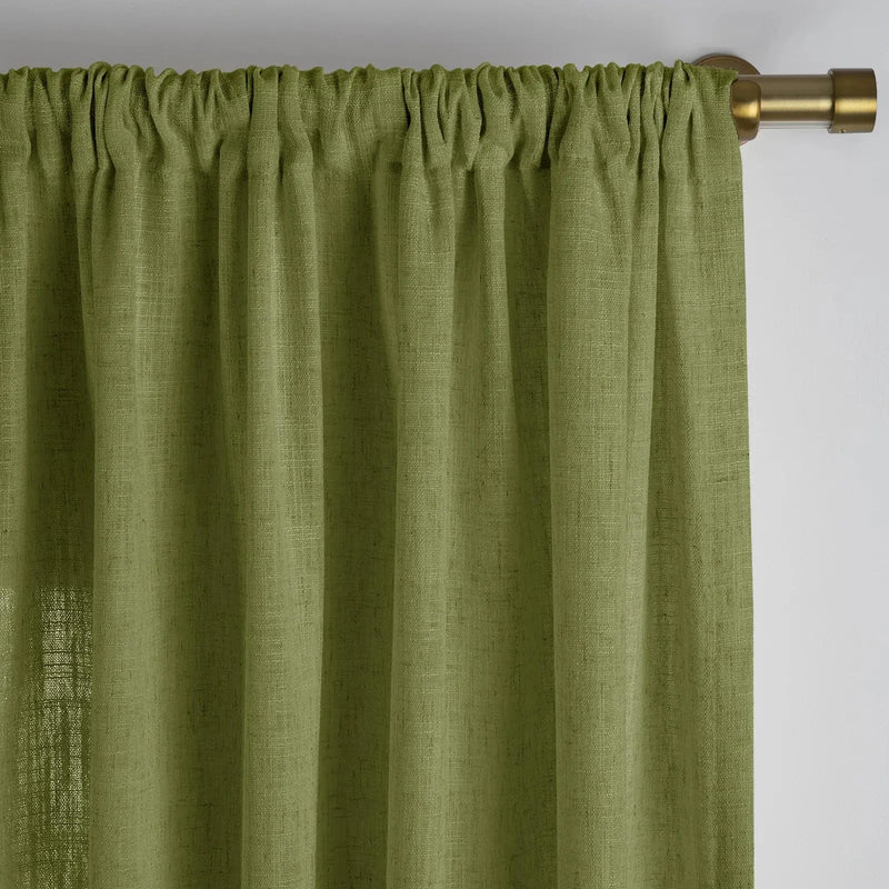 Liz Linen Soft Top Curtains