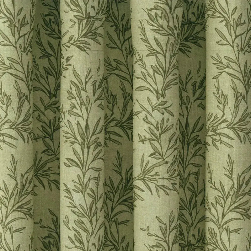 Sara Le Print Linen Drapery Pleated -TWOPAGES
