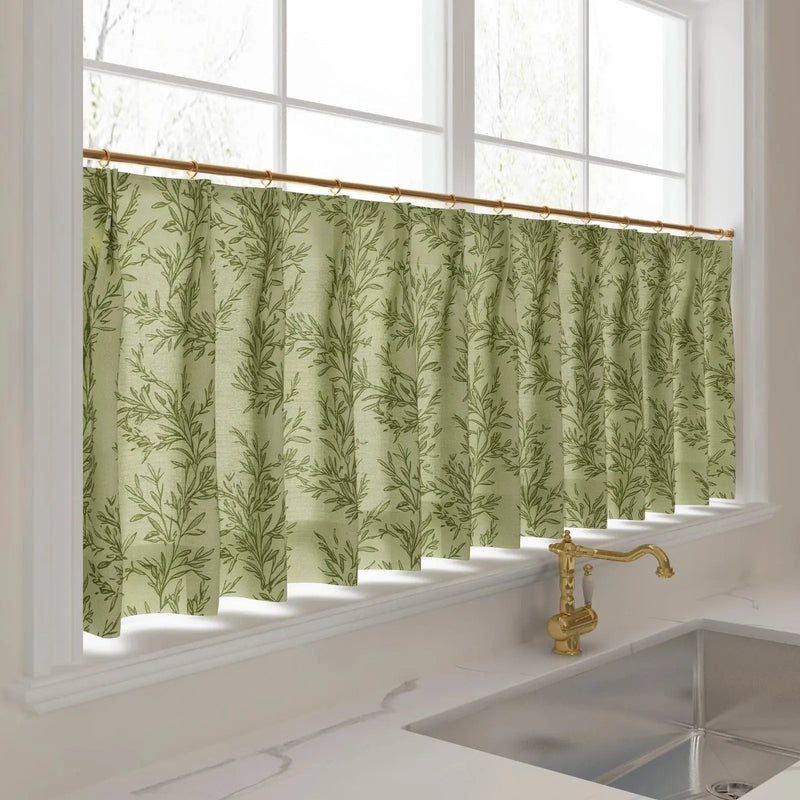 Sara Le x TWOPAGES Vintage Printed Linen Café Curtains
