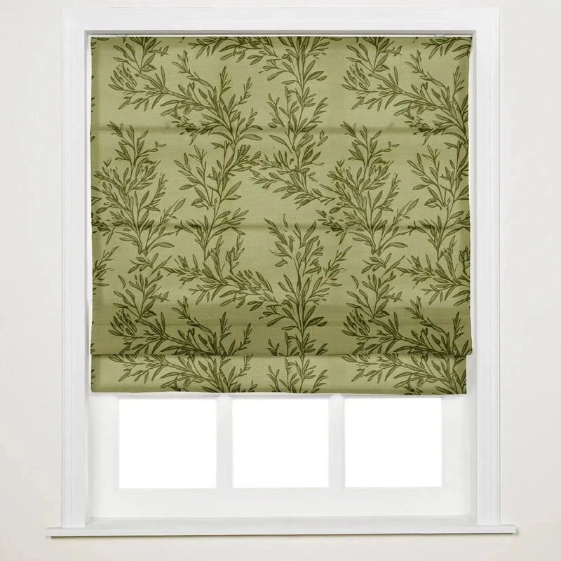 Sara Le x TWOPAGES Printed Linen Roman Blind Cordless