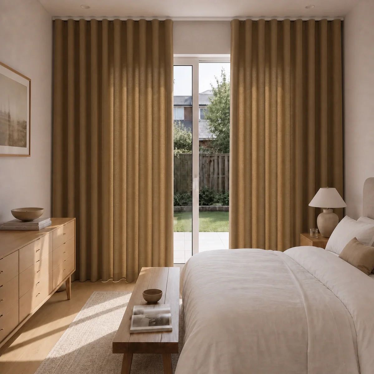 Birkin Velvet S-fold Curtains with Belt Hook - Lora Track