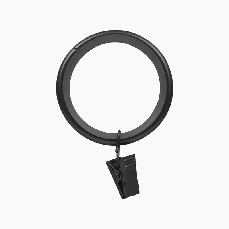 Jaylon Quiet-Glide Curtain Clip Rings (Pack of 12)